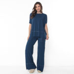 Conjunto Les Feminino em Malha Manga Curta - Imagem 17