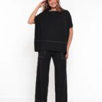 Conjunto Les Feminino em Malha Manga Curta