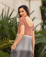 Macacão Street Feminino em Malha Estampado Com Bolsos - Bicolor - Imagem 4