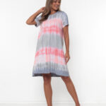 Sleep Wear Em Malha Estampado - Tie Dye