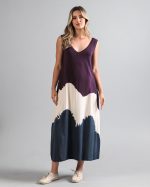 Vestido em Malha Estampado Regata - Vinho - Imagem 4