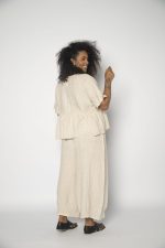 Bata Feminina em Linho Listrada - Imagem 8