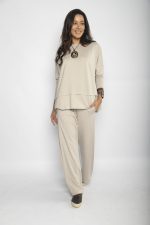 Conjunto Prega em Malha Manga Longa - Preto - Imagem 5