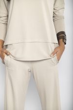 Conjunto Prega em Malha Manga Longa - Preto - Imagem 6