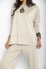 Conjunto Prega em Malha Manga Longa - Preto - Imagem 7