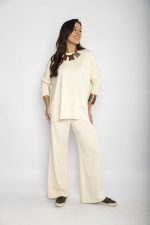 Conjunto Prega em Malha Manga Longa - Preto - Imagem 10