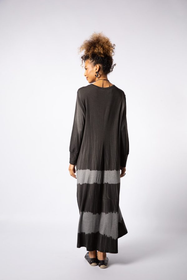 Vestido Punho Manga Longa - Mescla - Imagem 5