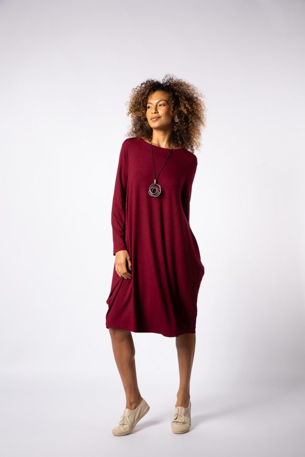 Vestido Street Curto - Bordo - Imagem 3