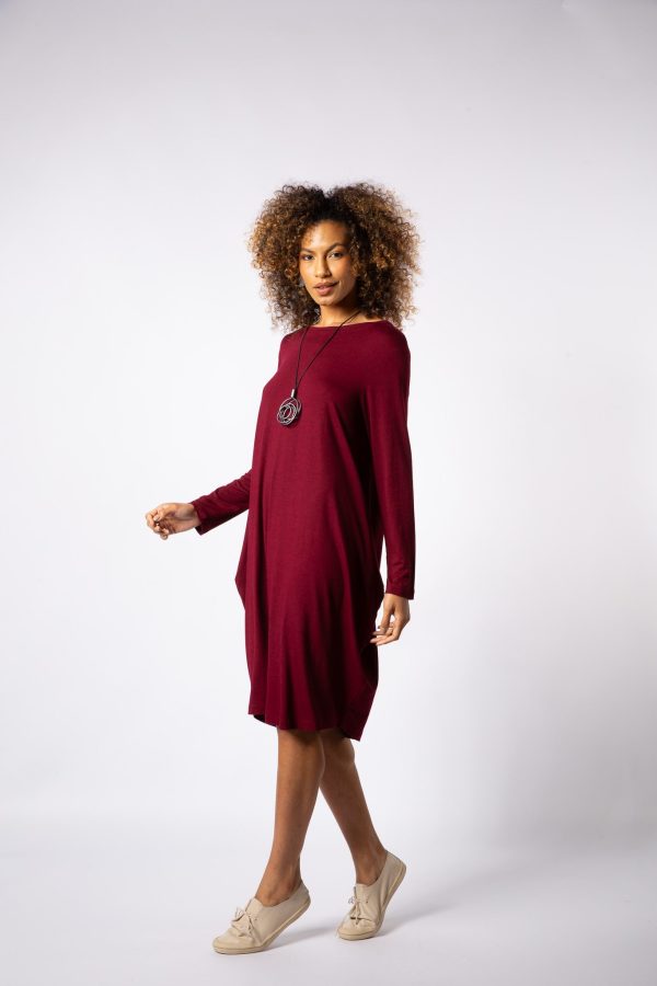 Vestido Street Curto - Bordo - Imagem 5