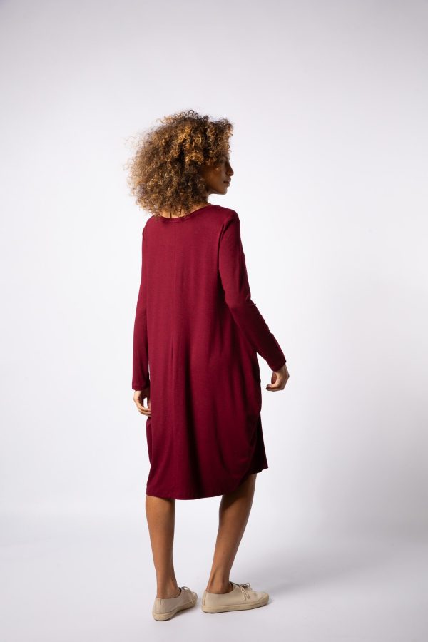 Vestido Street Curto - Bordo - Imagem 6