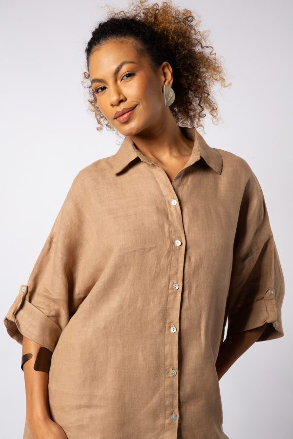 Camisa Linho Com Botões - Cores - Imagem 8