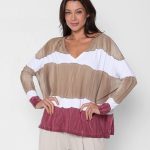 Blusa Japão Dec V- Listrada