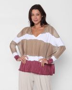 Blusa Japão Dec V- Listrada