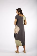 Vestido Italy Com Manga Curta - Grafite - Imagem 6