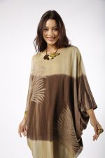 Vestido Feminino Em Malha Com Bolsos Nas Laterais - Bicolor - Imagem 2