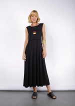 Vestido Feminino Em Malha Sem Manga - Imagem 2