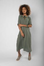 Vestido Em Linho Barra - Imagem 4