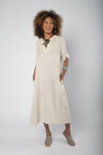 Vestido Em Linho Barra - Imagem 5