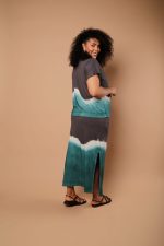 Conjunto Feminino em Malha Estampado - Chumbo - Imagem 4