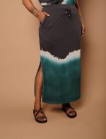 Conjunto Feminino em Malha Estampado - Chumbo - Imagem 3