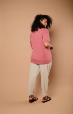 Blusa Feminina Em Malha Manga Curta - Imagem 3