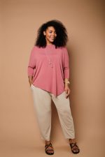 Blusa Feminina Em Malha Gola Canoa - Imagem 2