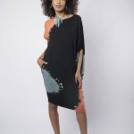 Vestido Feminino Em Malha Manga Curta - Preto