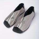 Sandália Feminina Em Couro - Prata